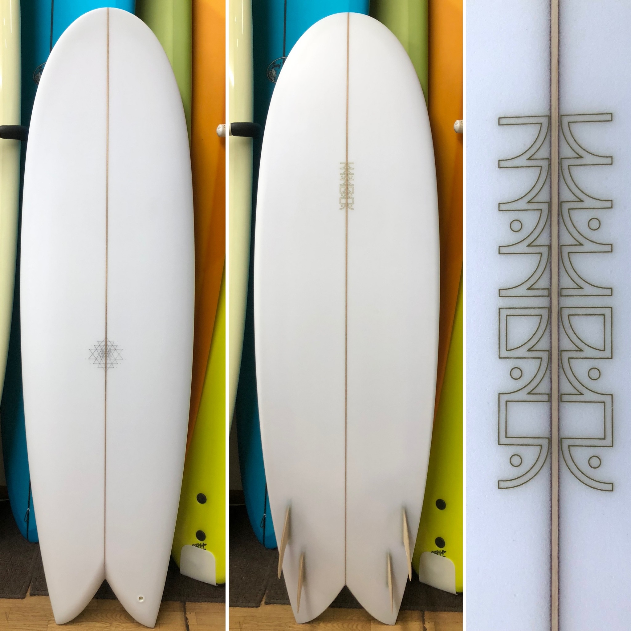 sun wave サーフボードmandara フィッシュ