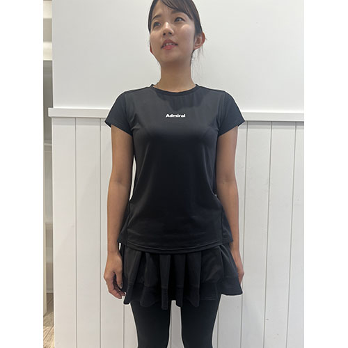 Admiral 黒 プリーツスカート Mサイズ 美品 Admiral ブラック プリーツ