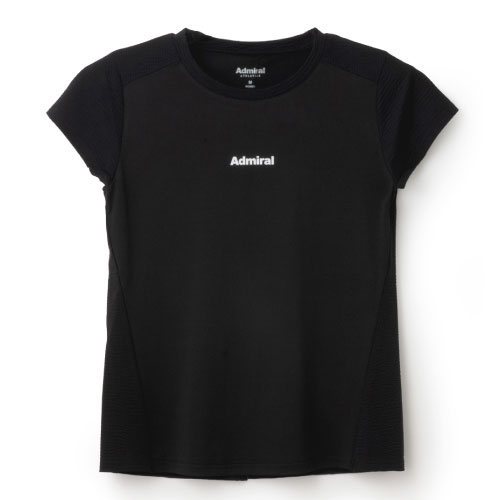 Admiral レディース Tシャツ L ロゴハイネック ロングスリーブシャツ