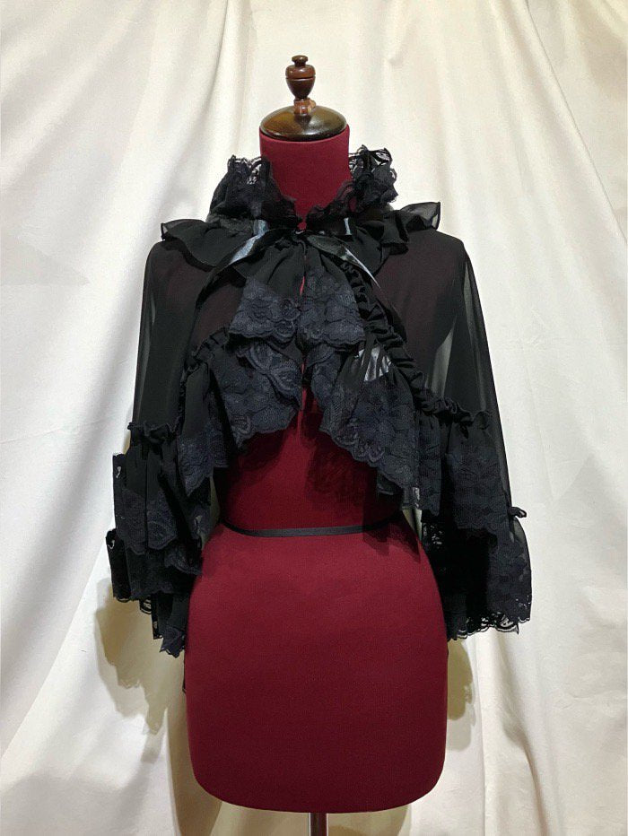 MARBLE ボリューム ケープ ゴスロリ