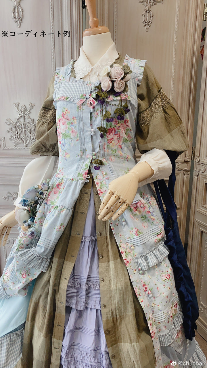 三段ティアード ピンタックスカート[ロング丈] | Surfacespell