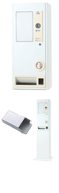 手動式自動販売機(本体・専用台・内箱※無地箱サイズ：小・中・大