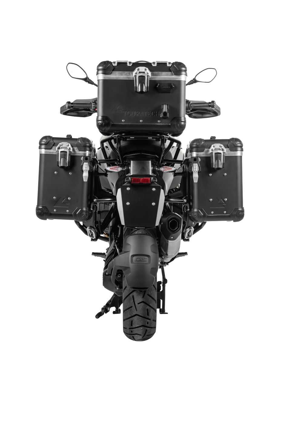 R1300GS用 ZEGA Evo アルミパニアセット 38L/38L【ブラック