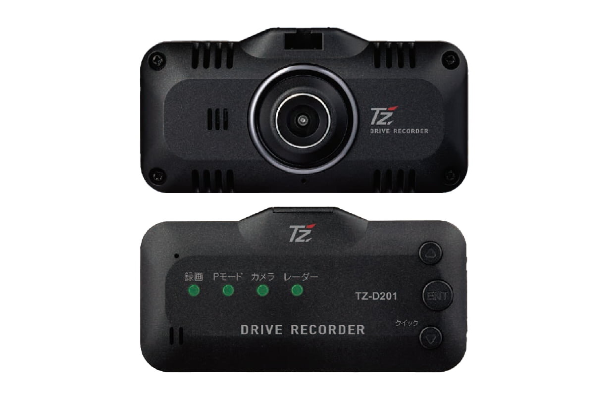 TZ-R203L TZ-D201 ドライブレコーダー レーダー探知機 TZセーフティ