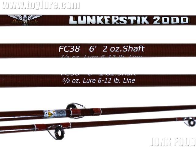 伝説名竿fenwickフェンウィックFC38ランカースティック2000FC38 伝説名