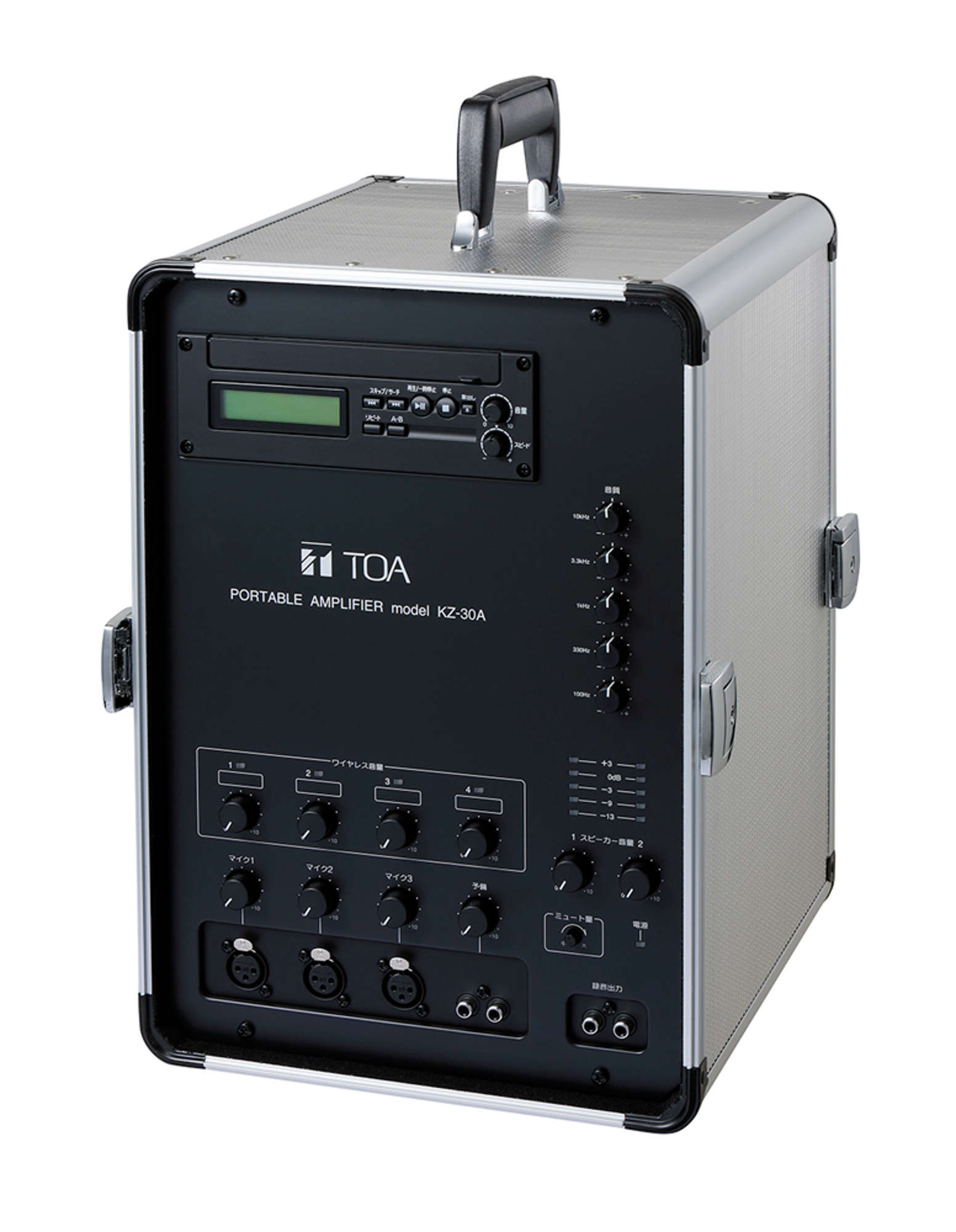 移動用PAアンプ 30W×2ch CD付 (KZ-30A) | TOA株式会社