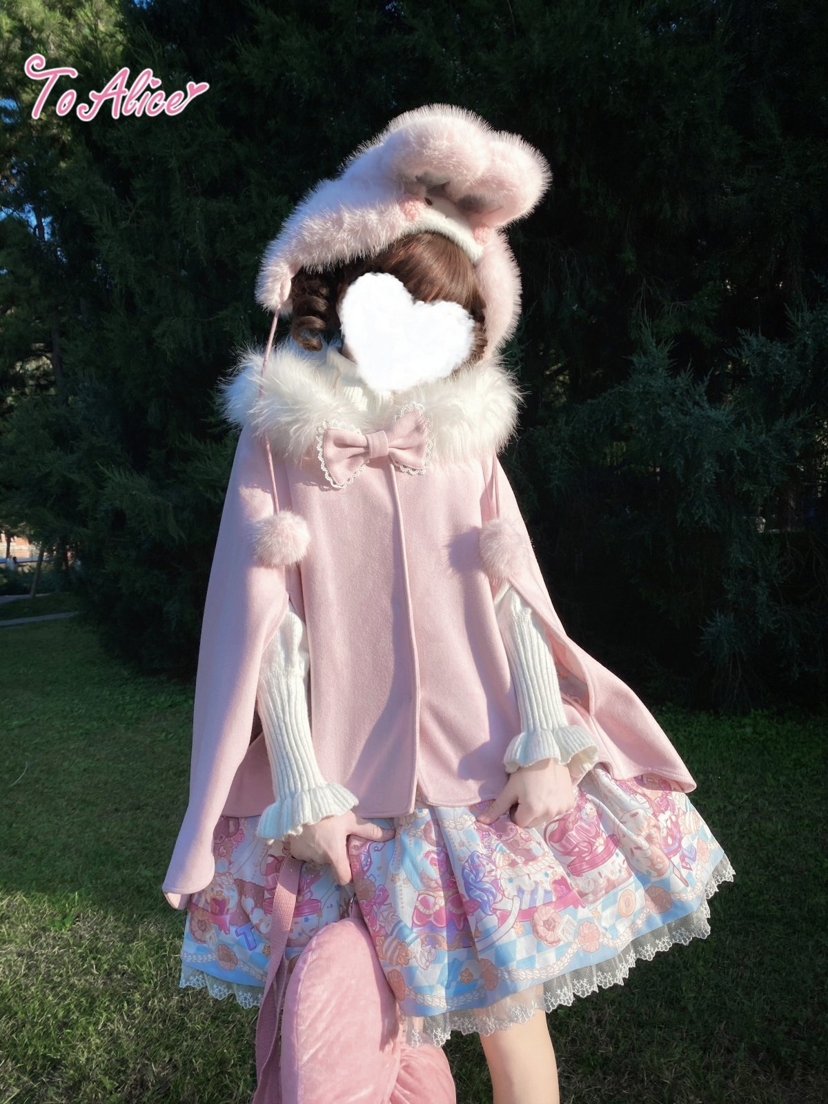 To Alice ふわふわラビットマントコート To Alice ふわふわラビット