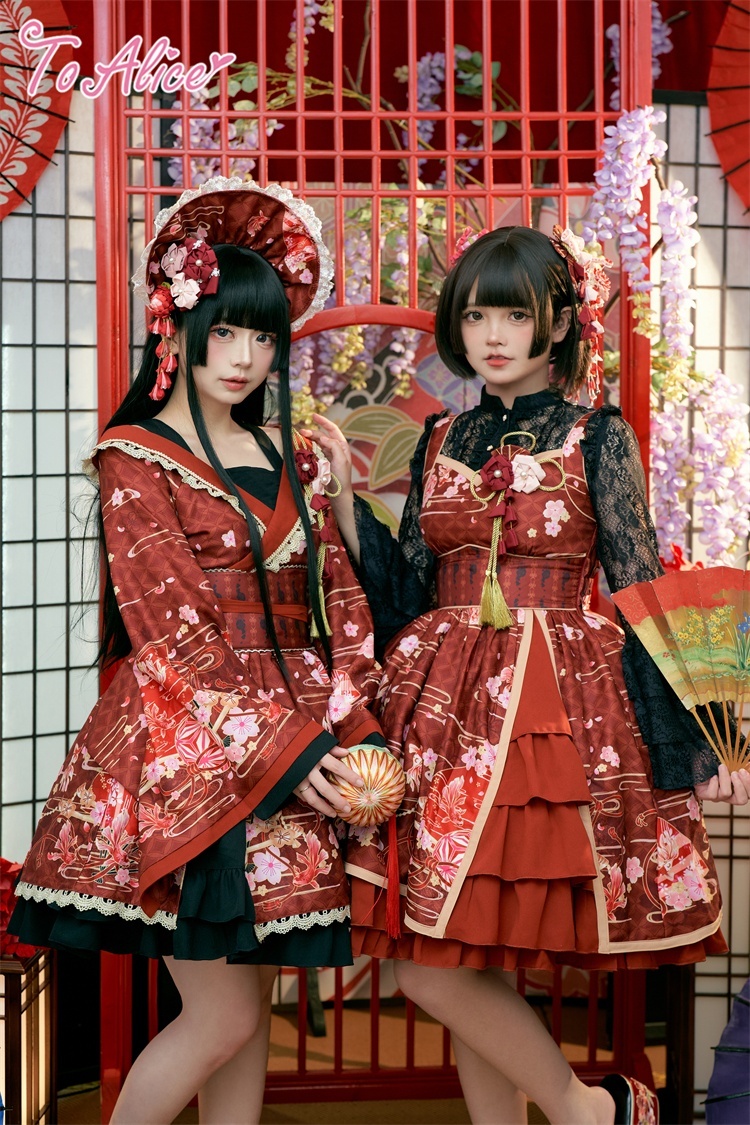 ToAlice】L276花魁風ワンピース【特価:9800円コーナー】 - To Alice