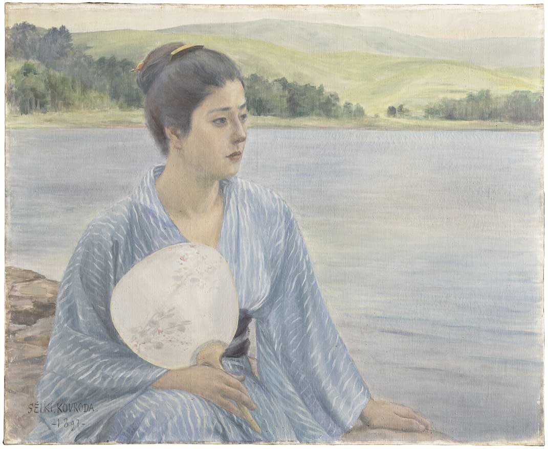 水墨画 風景画 美術品 日本画 湖畔 水墨画 風景画 美術品 日本画 湖畔