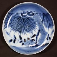 中皿│埼玉県熊谷市のの骨董品専門店「雑貨とちや」｜印判皿・染付皿を