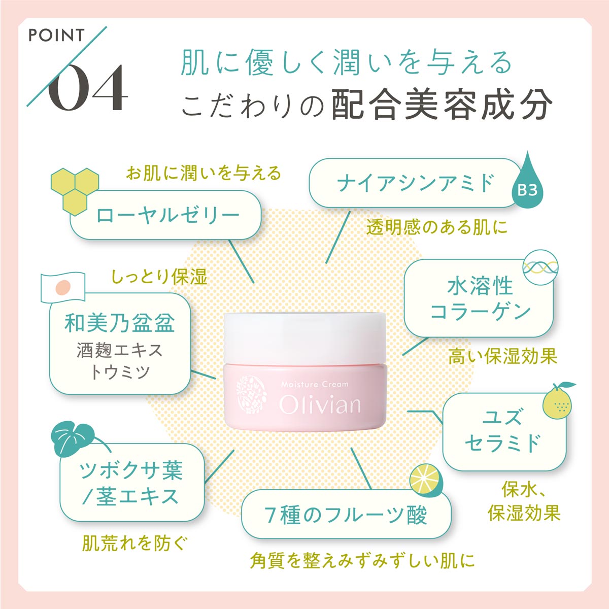 オリヴィアン モイスチャークリーム 50g