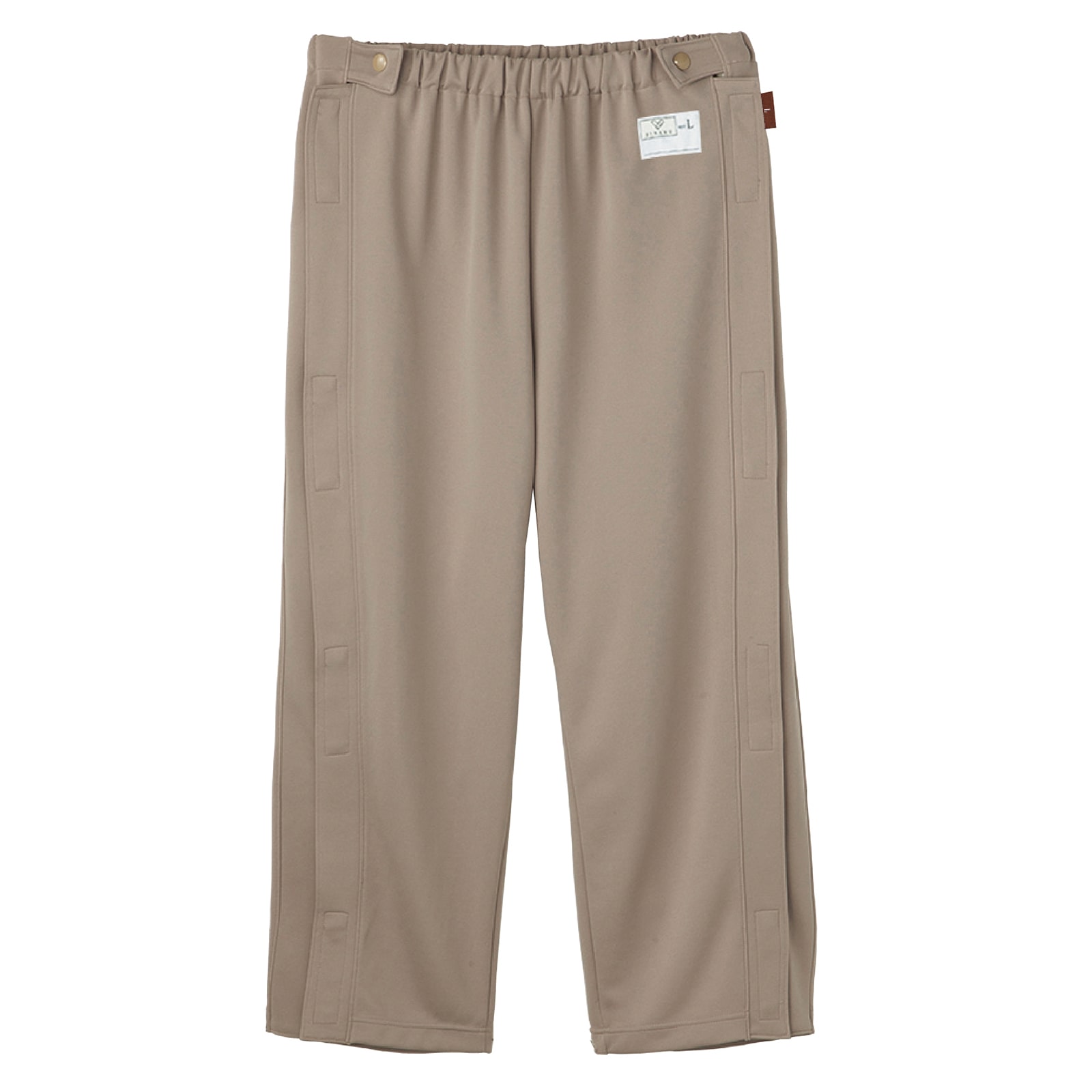 両脇が全開できるパンツ