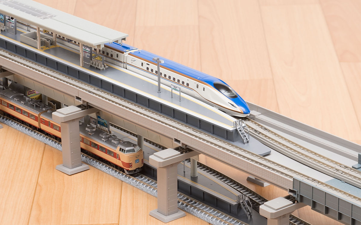 高架複線階層駅セット(レールパターンHB-B) ｜製品情報｜製品検索