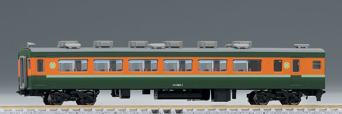 国鉄電車サロ163形(サロ165・帯入り) ｜製品情報｜製品検索｜鉄道模型