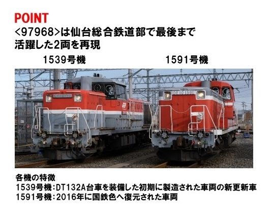 特別企画品 JR DE10-1500形ディーゼル機関車（仙台総合鉄道部・1539