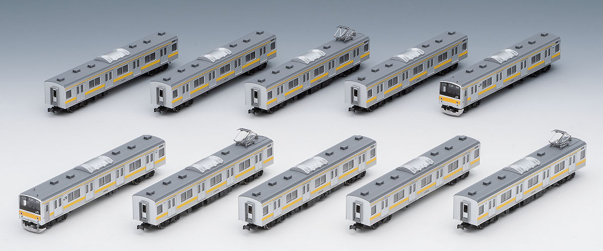 JR 205系通勤電車(中央・総武線各駅停車)セット｜製品情報｜製品検索