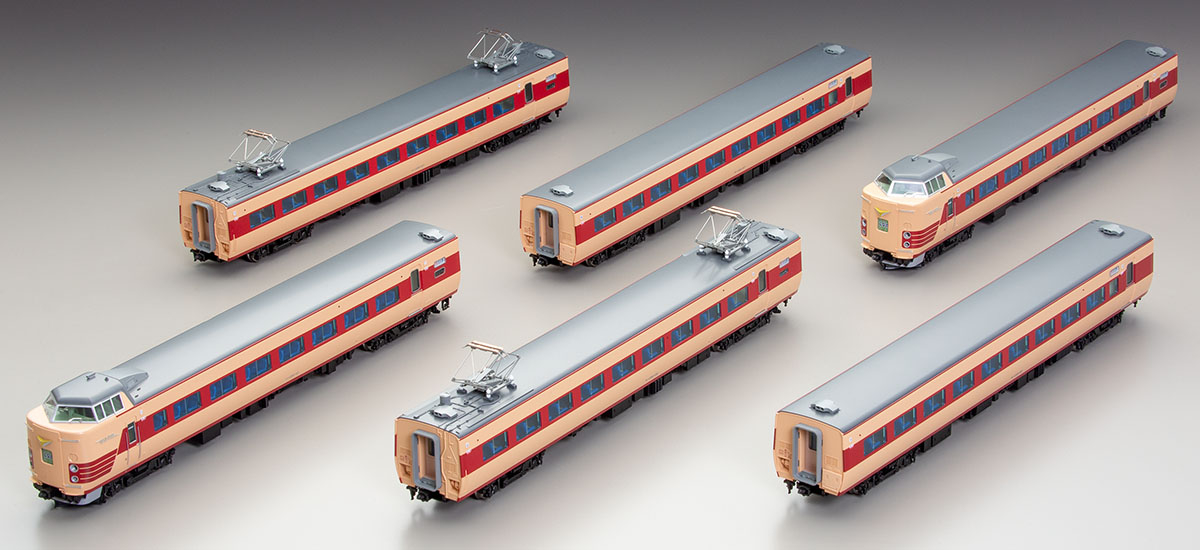 TOMIX381系くろしお基本6両セット（増結セットはジャンク品） TOMIX381