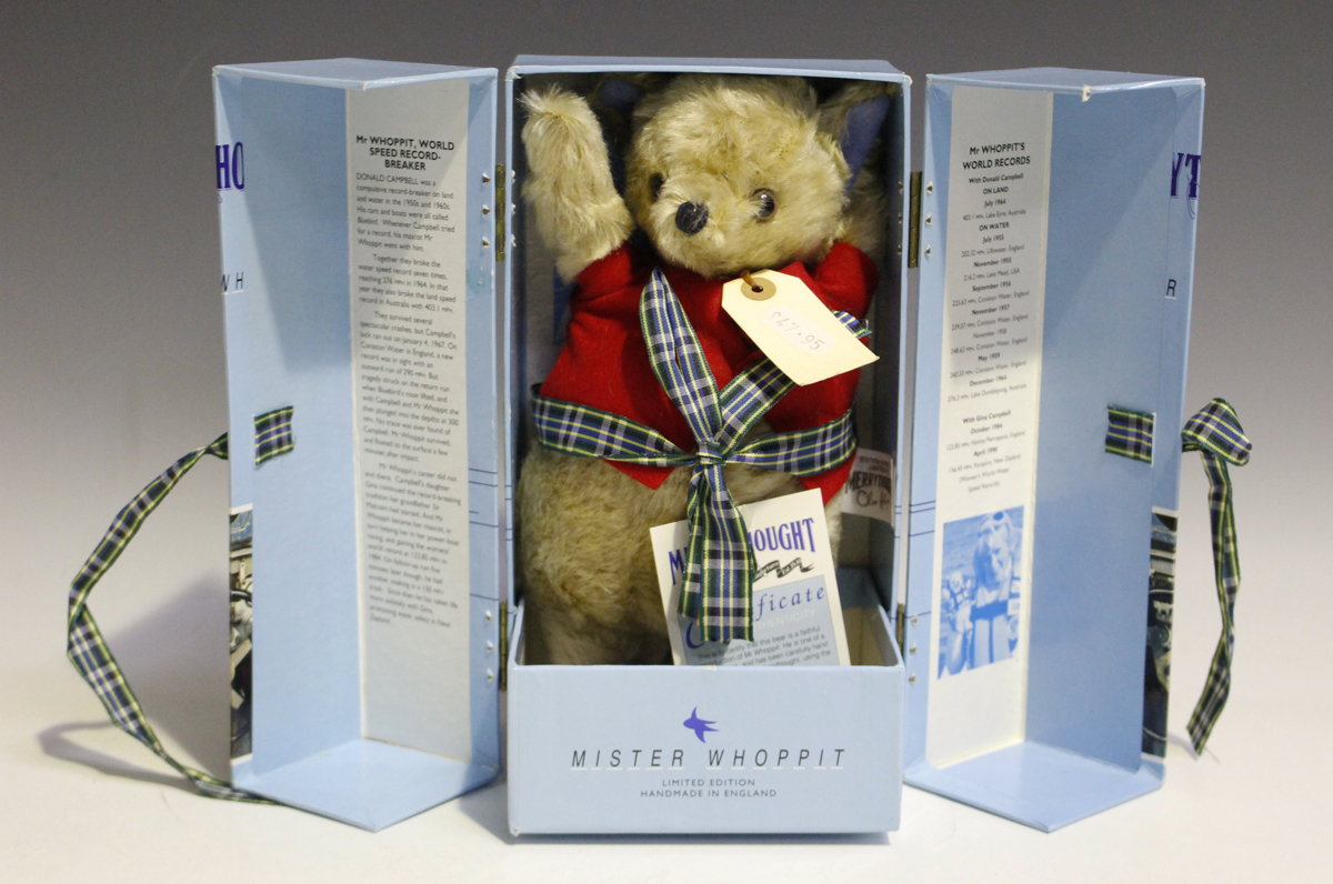 Four Merrythought limited edition teddy bears, comprising Mount