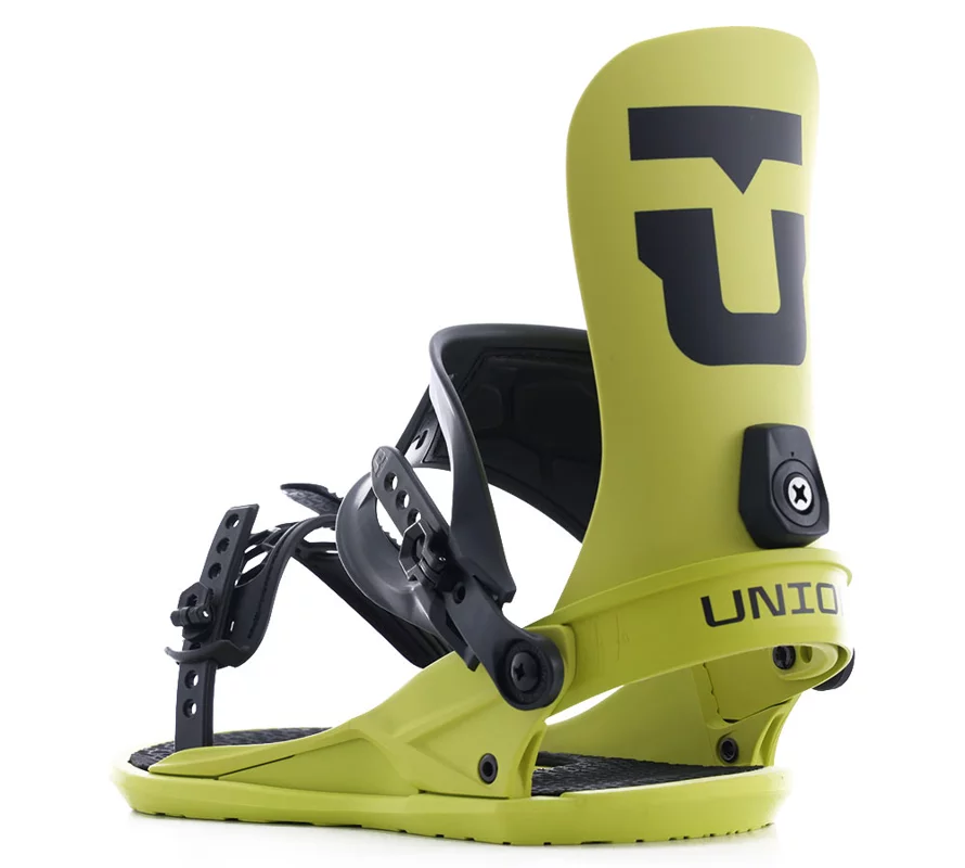 Union Strata Snowboard Bindings (Closeout) 2025 - acid green | Tactics