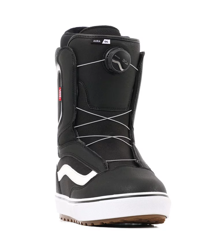 Vans Aura OG Snowboard Boots 2026 - black/white | Tactics