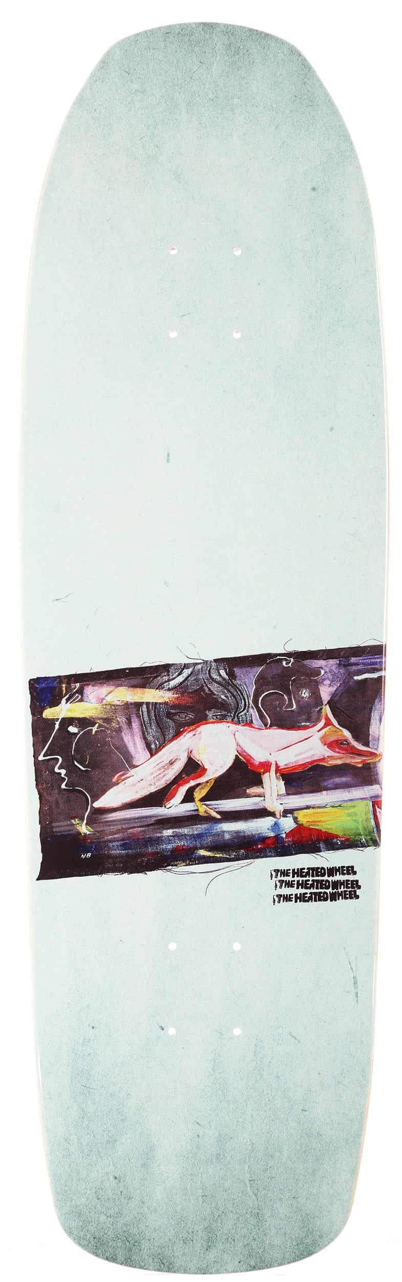 The Heated Wheel Foxed 9.5 Skateboard Deck | Tactics