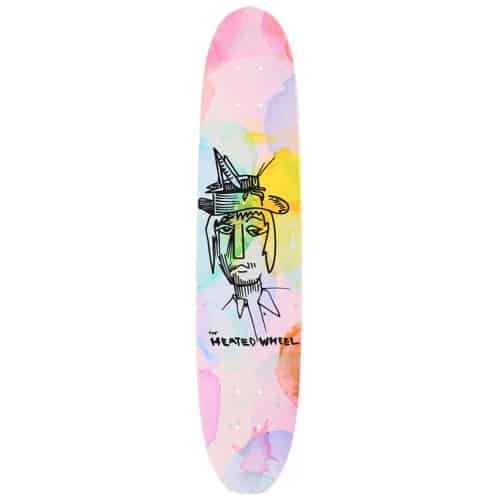 The Heated Wheel Grasshopper Guy 6.0 Polarizer Skateboard Deck