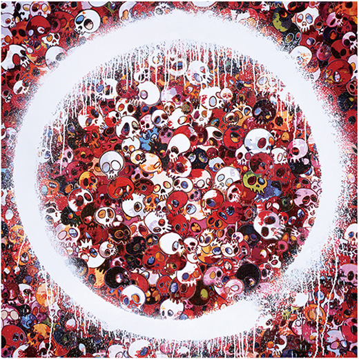 円相:メメントモリ 赤Enso:Memento Mori Red|村上隆Takashi Murakami