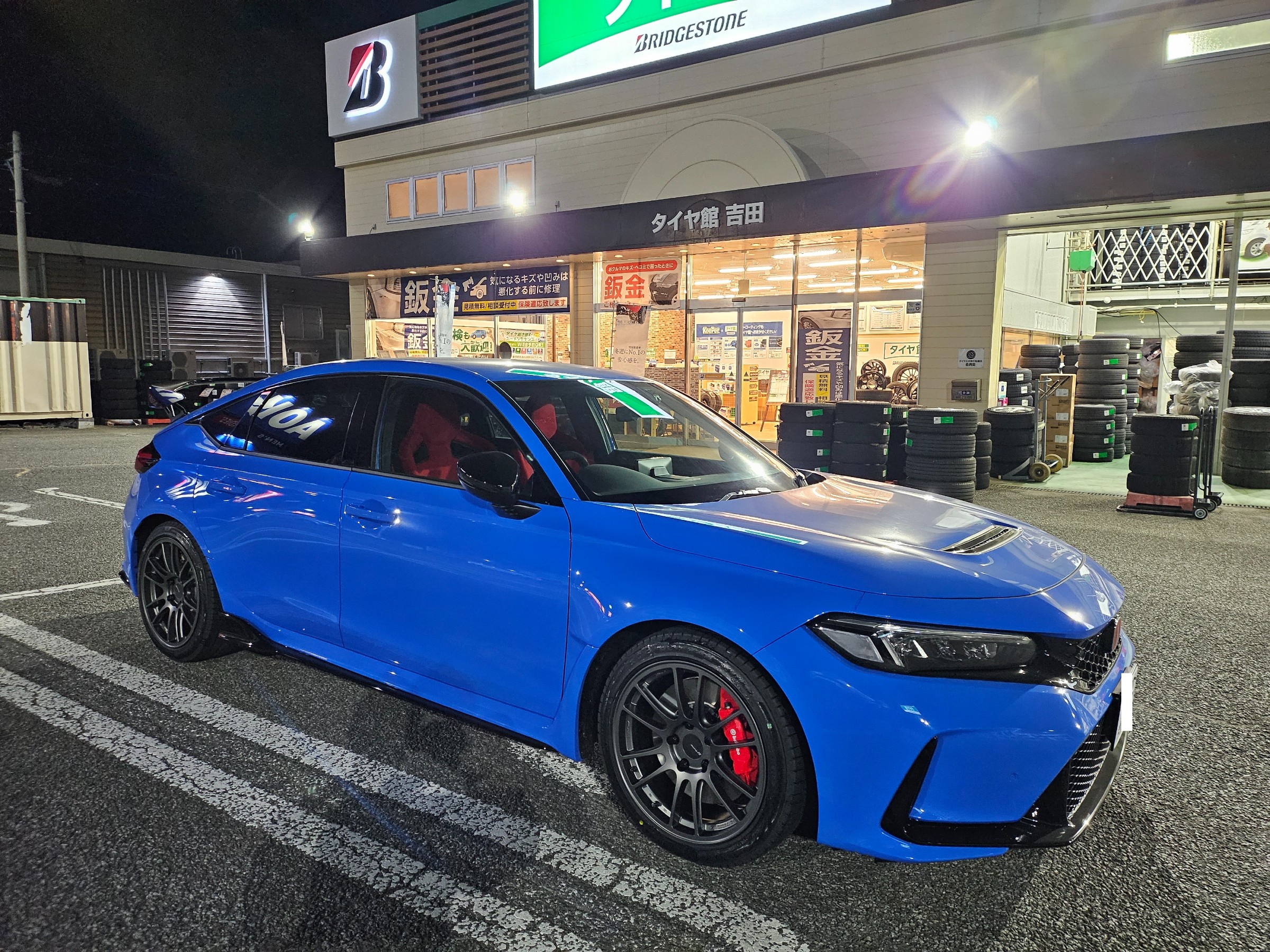 ホンダ シビックタイプR FL5型 スタッドレスタイヤ ホイールセット装着