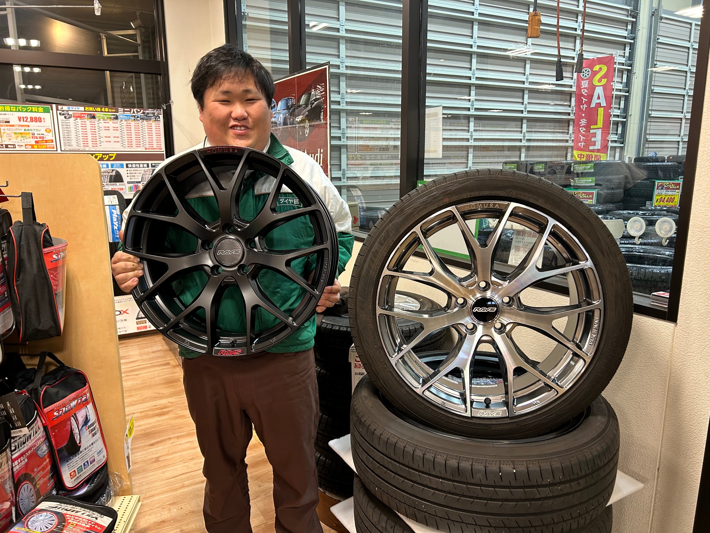 60 プリウス RAYS HOMURA 2×7FT ご成約ありがとうございます。 | 店舗