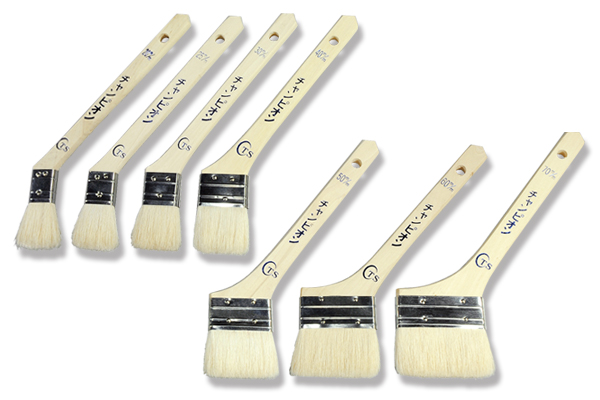 鹿毛刷込刷毛 19本セット 鹿毛刷込刷毛 19本セット 鹿毛刷