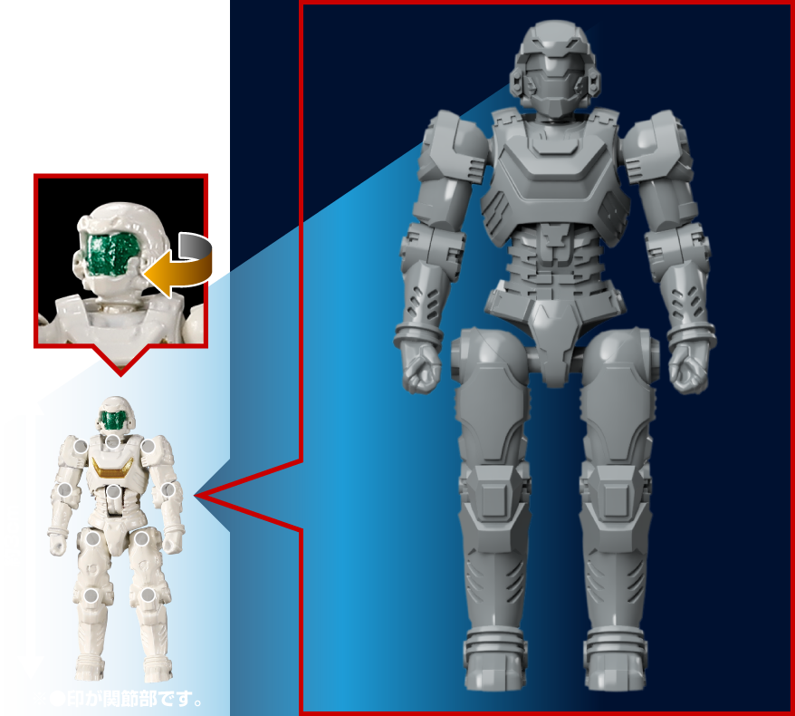 DA-89 ダイアクロン隊員/Ver.2.0 セット 2｜プロダクト｜ダイアクロン