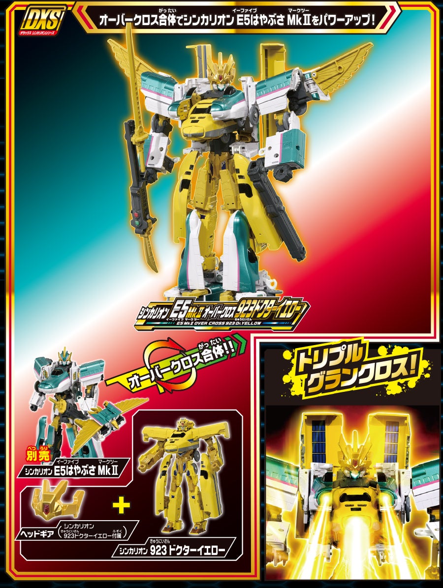 DXS 102 シンカリオン 923ドクターイエロー｜徹底解剖｜プラレール