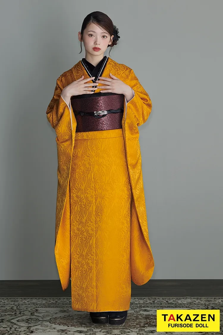 ヴィンテージスタイル からし/マスタード 無地 シンプル 個性派 目立つ