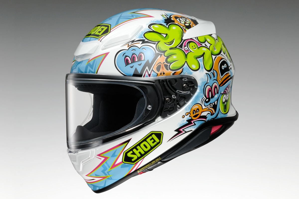 SHOEI Z-8に奇抜でかわいいポップなグラフィックモデル“MURAL”が登場
