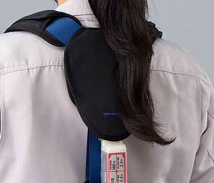 バックガードf ST#5758 | 安全衛生保護具のタニザワ（ヘルメット、フル