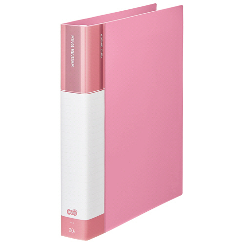 たのめーる】TANOSEE 30穴バインダー(PP表紙) A4タテ 80枚収容 背幅