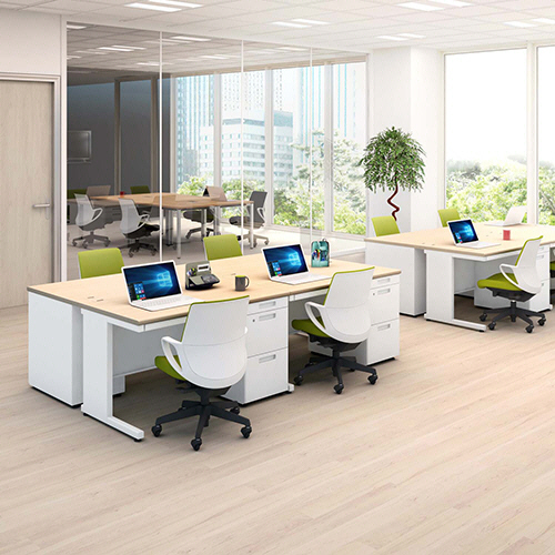 たのめーる】コクヨ インベントデスク 片袖机 A4タイプ 幅1200×奥行700