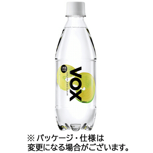 たのめーる】ヴォックス 強炭酸水 レモンフレーバー 500mL ペット