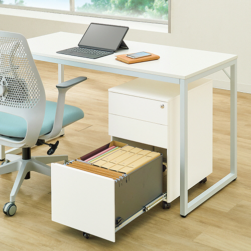 たのめーる】YAMAZEN サイドキャビネット マットホワイト RKD-39(MWH