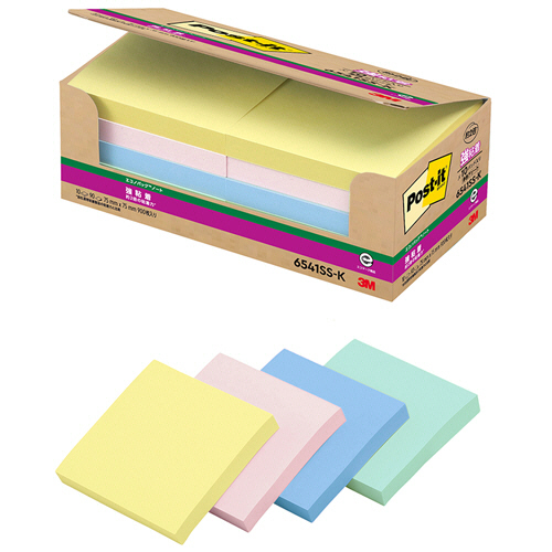たのめーる】3M ポスト・イット エコノパック 強粘着ノート 75×75mm