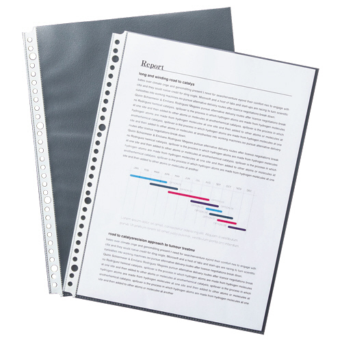 たのめーる】TANOSEE クリアファイル用リフィル (厚口タイプ) A4タテ 2