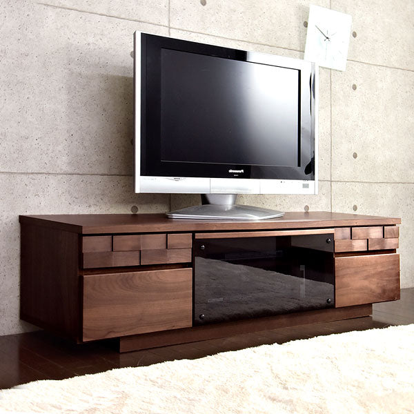 幅150㎝ 国産 完成品 テレビ台 *ゼウス-TG* 【超大型商品】 〔36800002