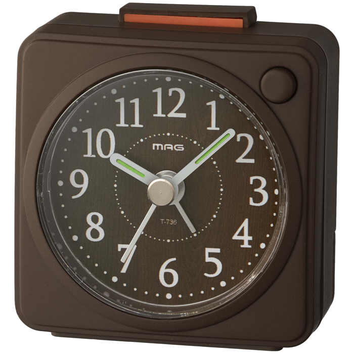 ノア精密 MAG 電子音目覚まし時計ミニモク T-736-BR-Z (時計) 価格比較