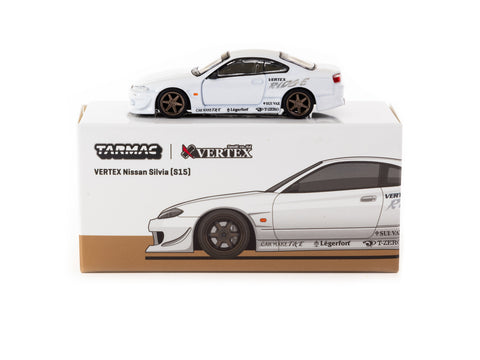 Tarmac Works 1/64 VERTEX Nissan Silvia S15 White Metallic - Lamley Spe