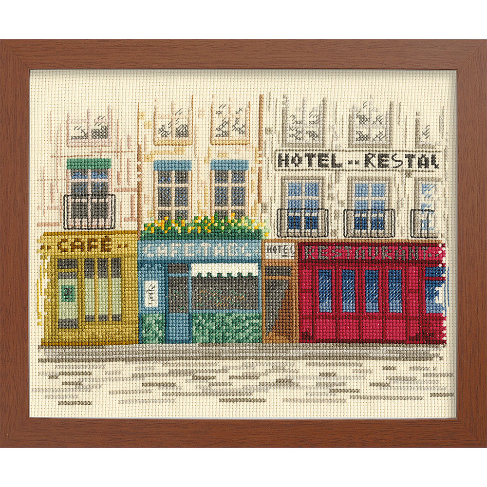 クロスステッチキット「パリの街並み」: キット｜手づくりタウン by