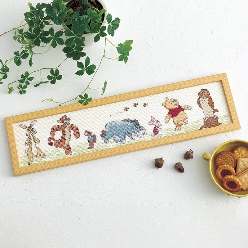 ホビーラホビーレ クロスステッチフレーム［くまのプーさん?森の冒険