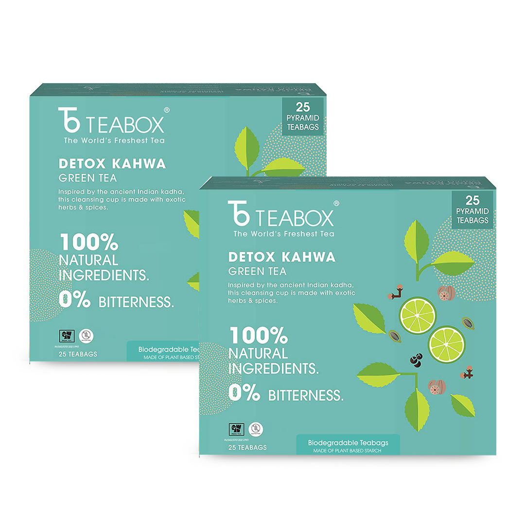 Buy 2025 Organic Detox Kahwa Green Tea for Natural Body Cleanse