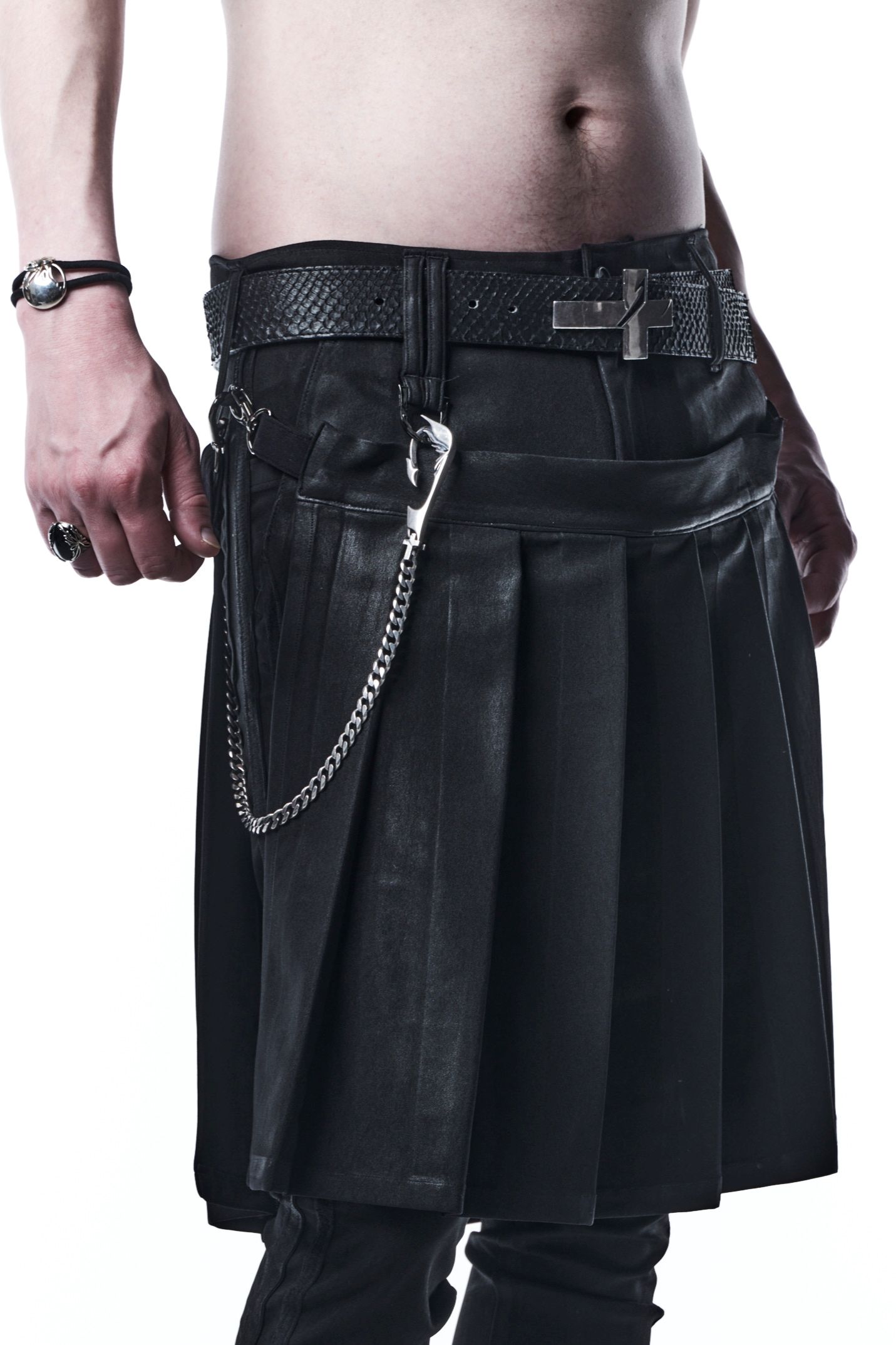 kiryuyrik - BumFlap バムフラップ CoatingHighTensionJersey / Black