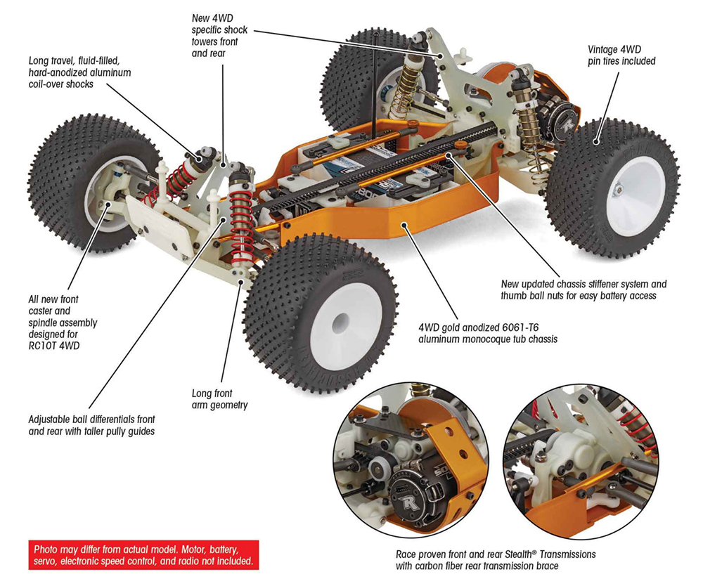 アソシエイテッド】AS6048 RC10T 4WD KIT | GAGA WebSHOP
