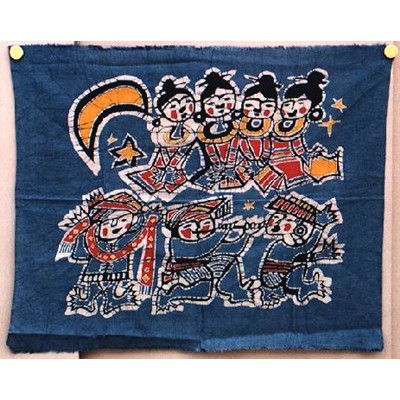 ろうけつ染め 月下歌 - 横浜中華街天宝堂本店